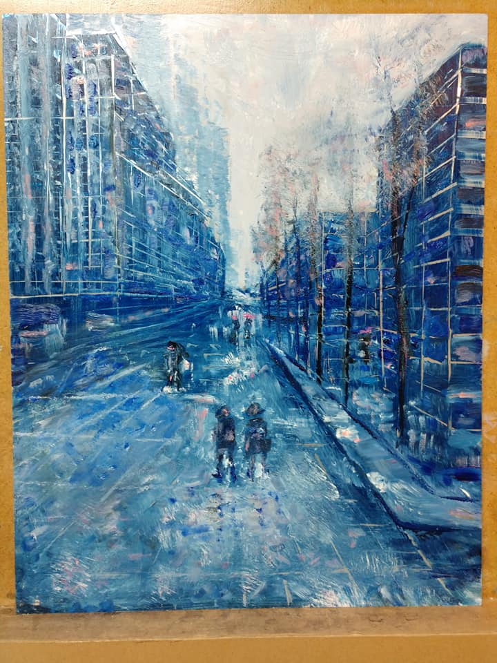 oil-painting-style oil painting
