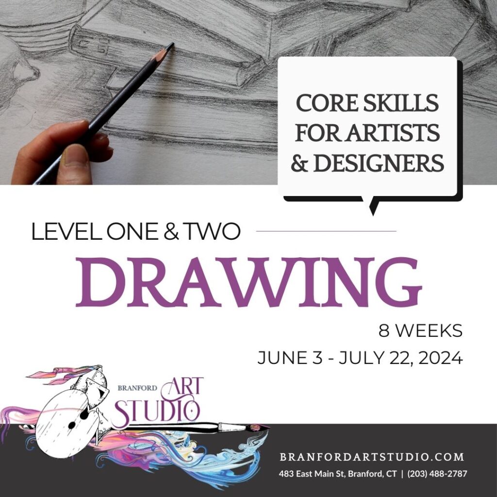 8-week Level 1 and Level 2 drawing class in Branford, CT