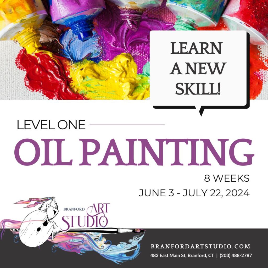Level 1 oil painting class in Branford, CT