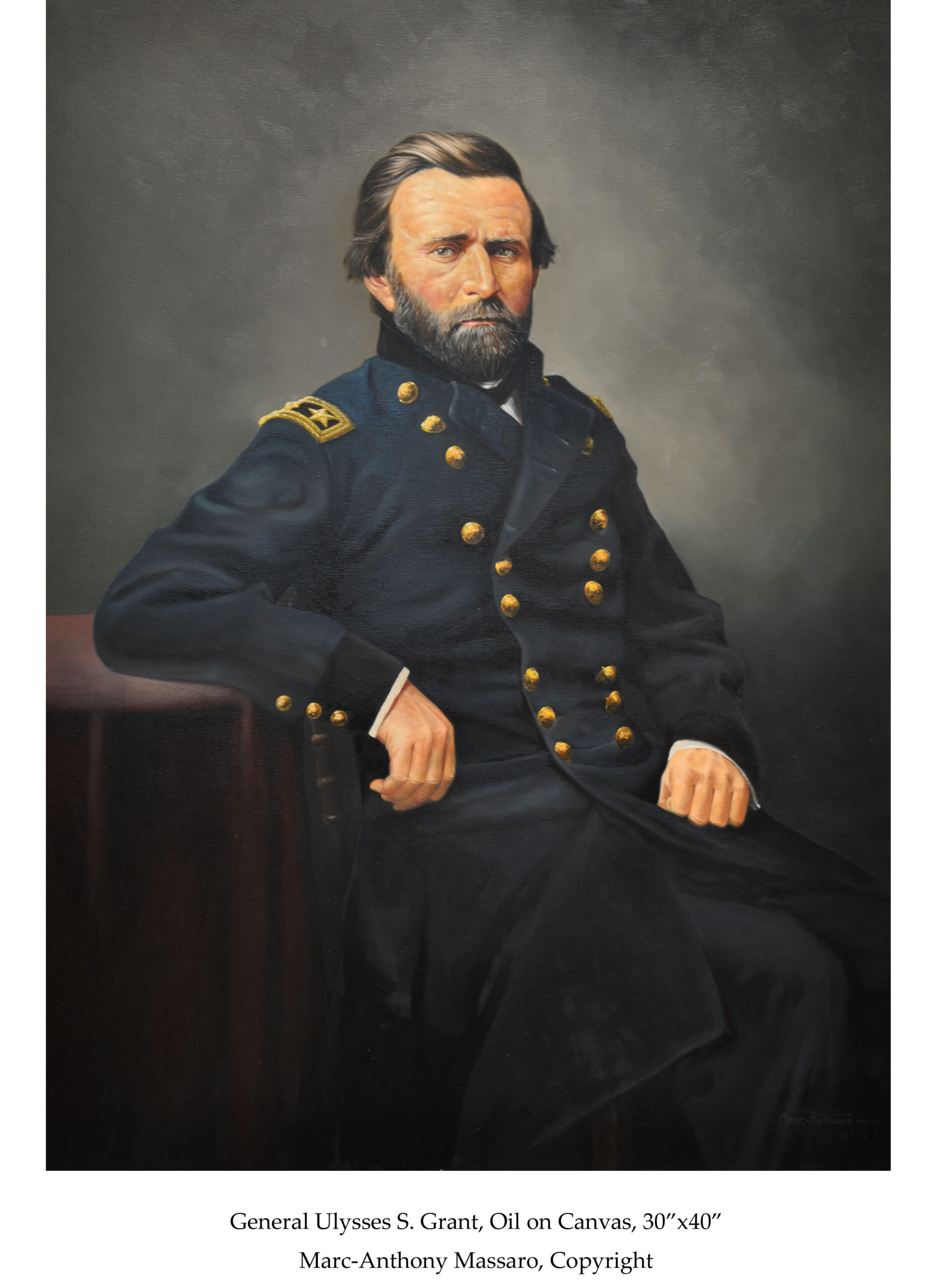 General Grant portrait by Marc Massaro