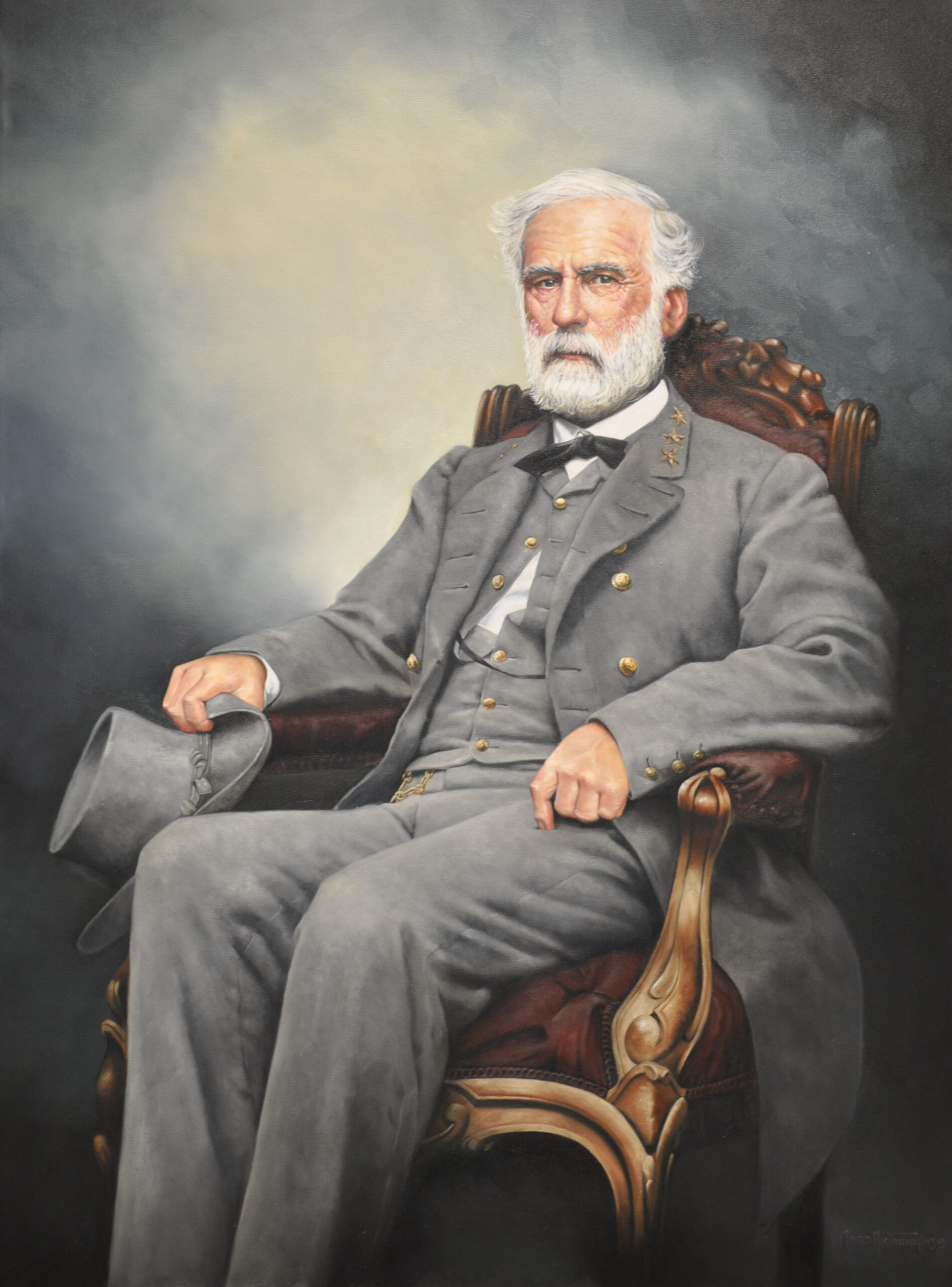 Robert E. Lee portrait by Marc Massaro