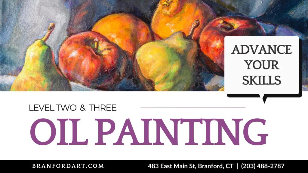 Refine your oil painting skills in our 8-week advanced class with expert Marc Massaro