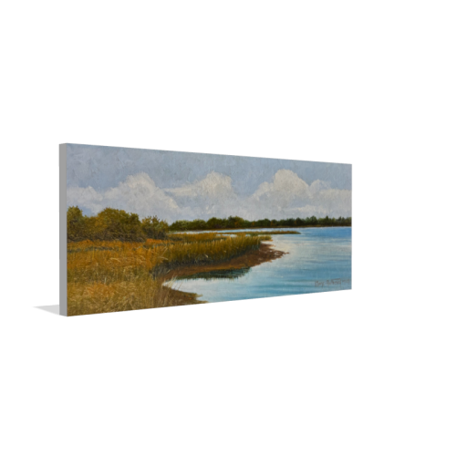 Massachusetts Coast - canvas art print side view