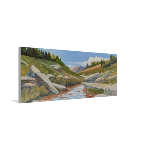 Oh Canada - canvas art print side view